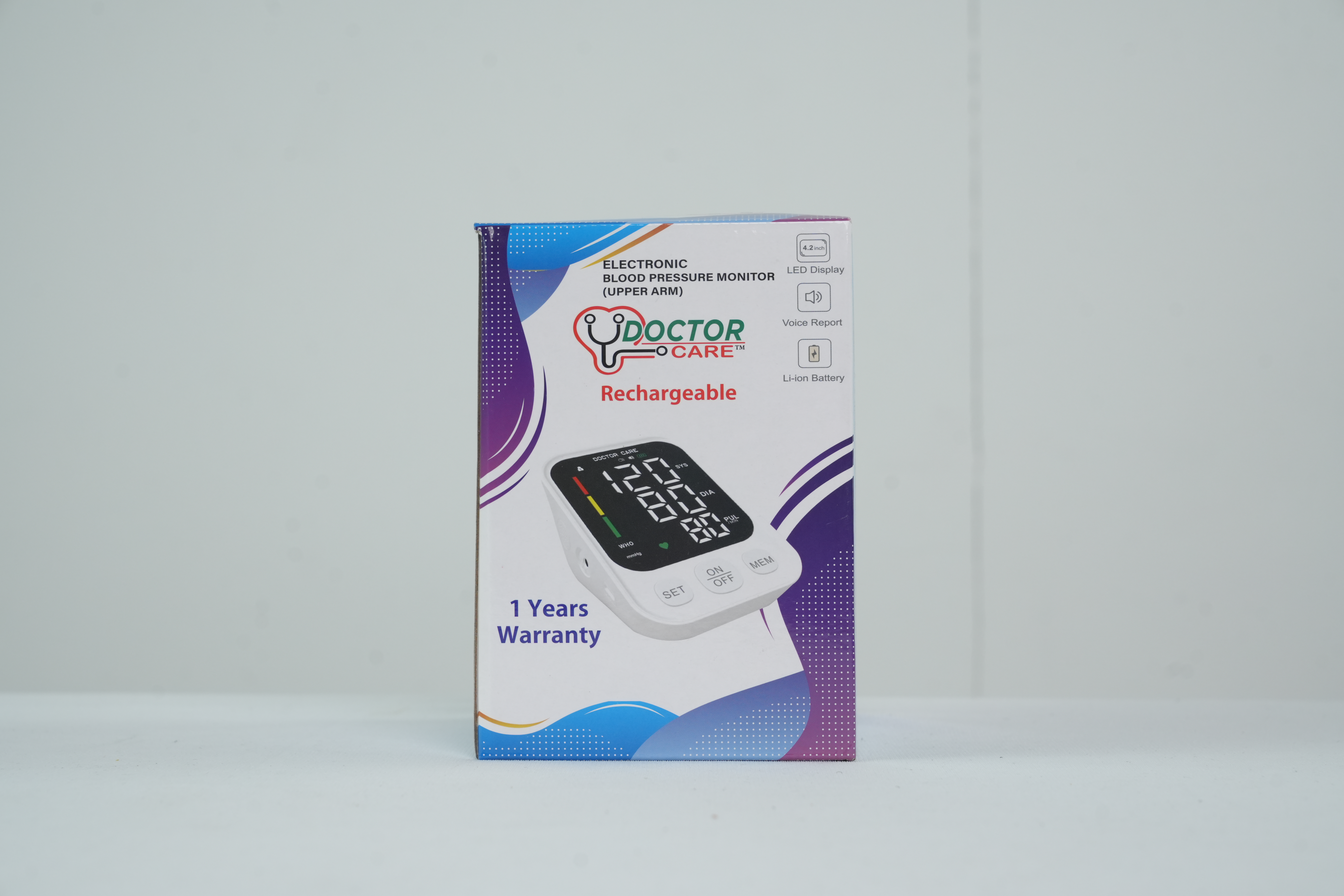 Doctor Care Rechargeable Digital Blood Pressure Monitor
